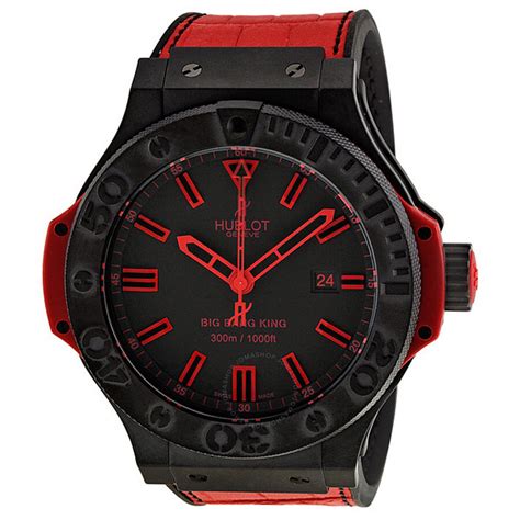 hublot red and black watch